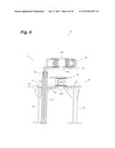 Push / pull system and support structure for snubbing unit or the like on     a rig floor diagram and image