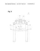 Push / pull system and support structure for snubbing unit or the like on     a rig floor diagram and image