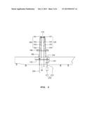 DRILLING SYSTEM HAVING SLOT FOR UNDERWATER STORAGE OF BOP ASSEMBLY diagram and image