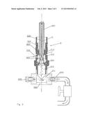 DEVICE FOR METERING A REAGENT BY DISSOLUTION IN A LIQUID FLOW diagram and image