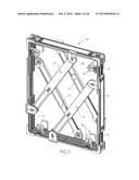 ADJUSTABLE, REUSABLE PACKING CRATE diagram and image