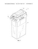 WASTE CONTAINER ASSEMBLY diagram and image