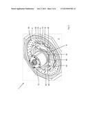 Component arrangement on an aircraft structure, and a method for the     installation of a component into an aircraft structure diagram and image