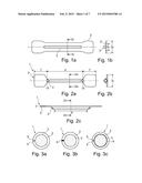 SHEET METAL BRACKET WITH REINFORCING CORE ROD diagram and image