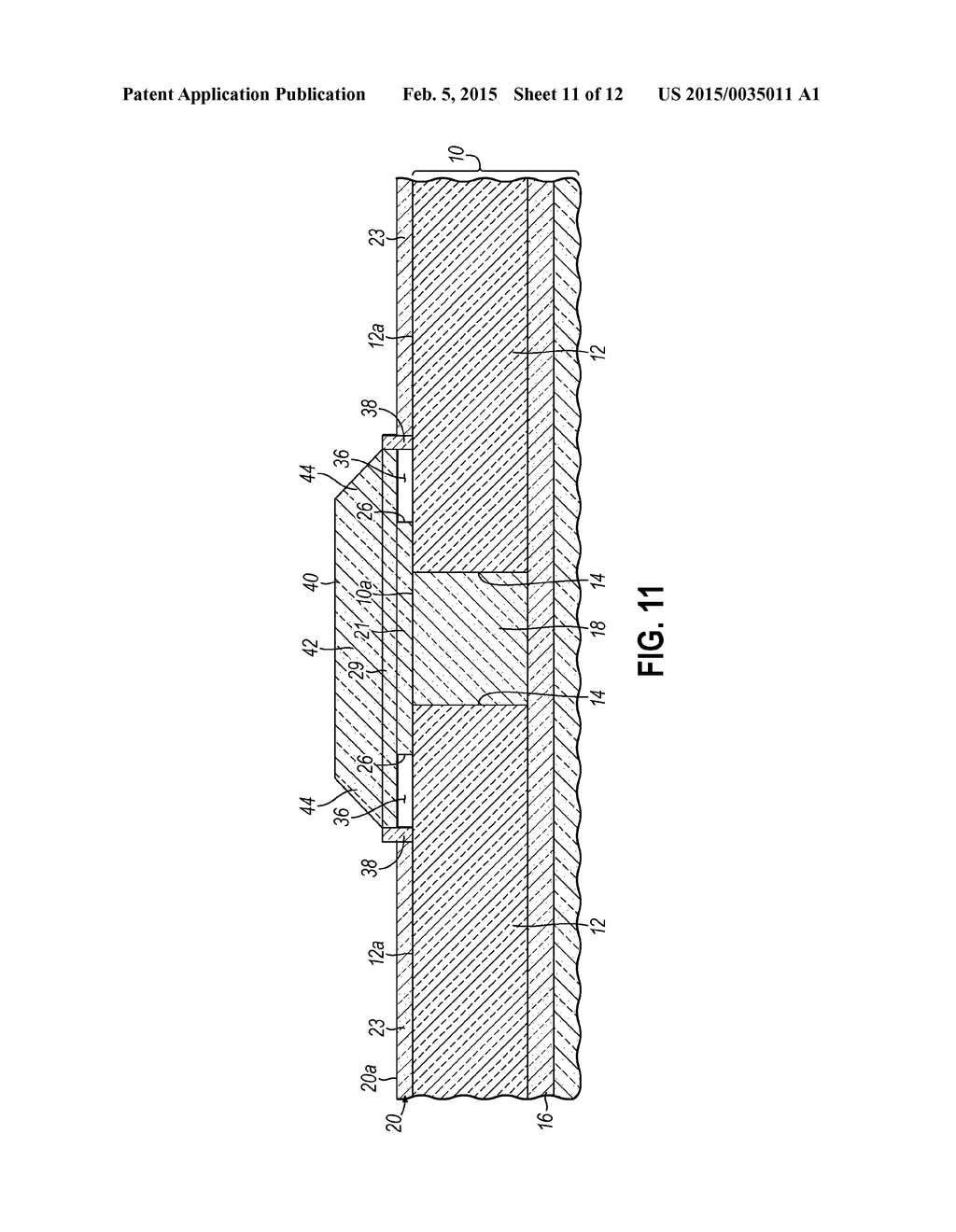 HETEROJUNCTION BIPOLAR TRANSISTORS WITH REDUCED PARASITIC CAPACITANCE - diagram, schematic, and image 12