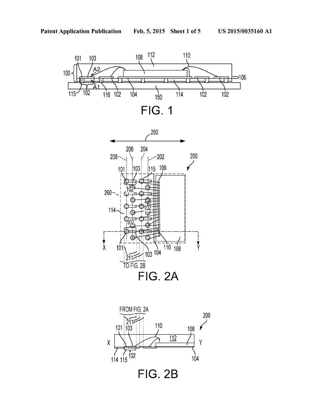 PAD CONFIGURATIONS FOR AN ELECTRONIC PACKAGE ASSEMBLY - diagram, schematic, and image 02