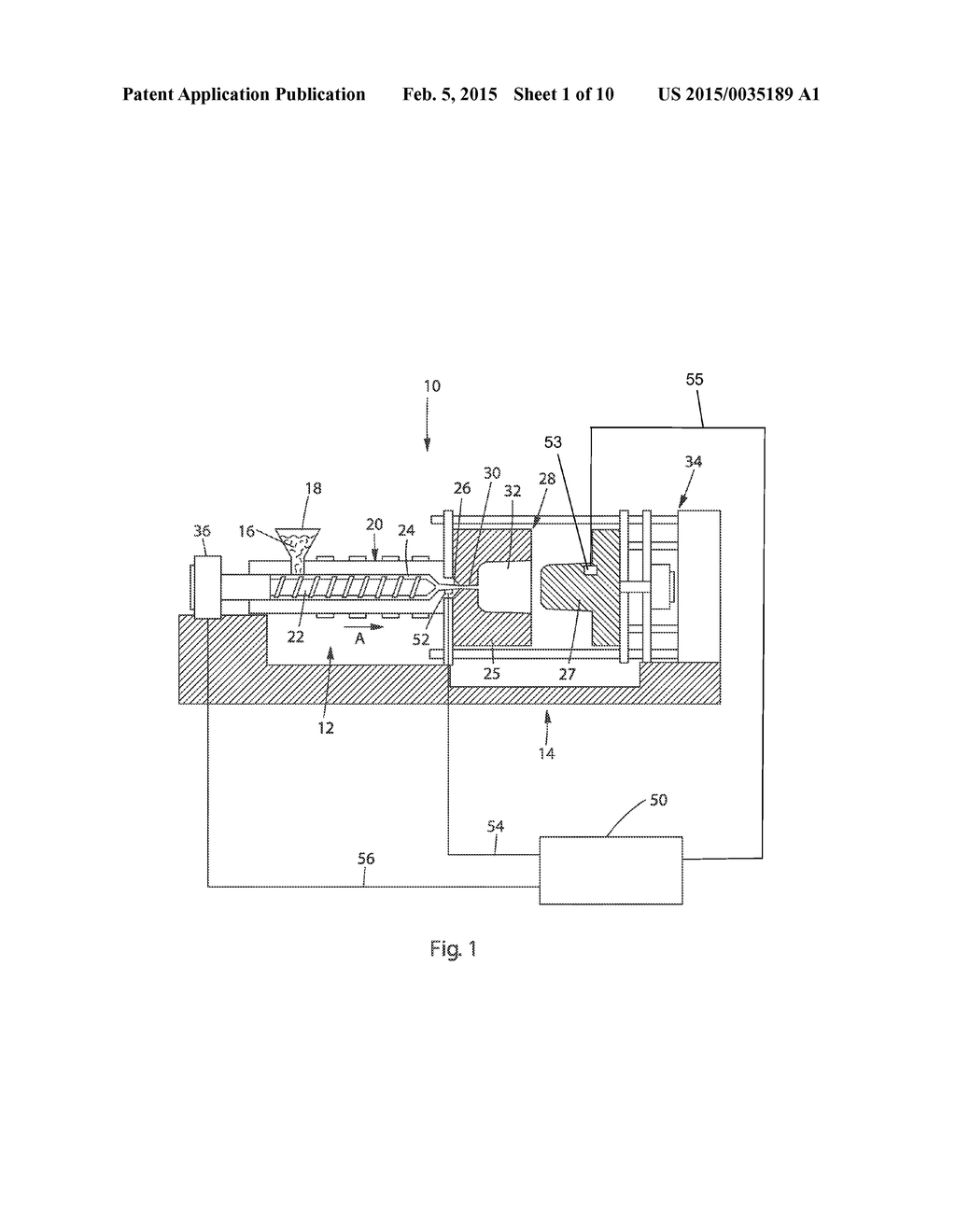 Injection Molding Machines and Methods for Accounting for Changes in     Material Properties During Injection Molding Runs - diagram, schematic, and image 02