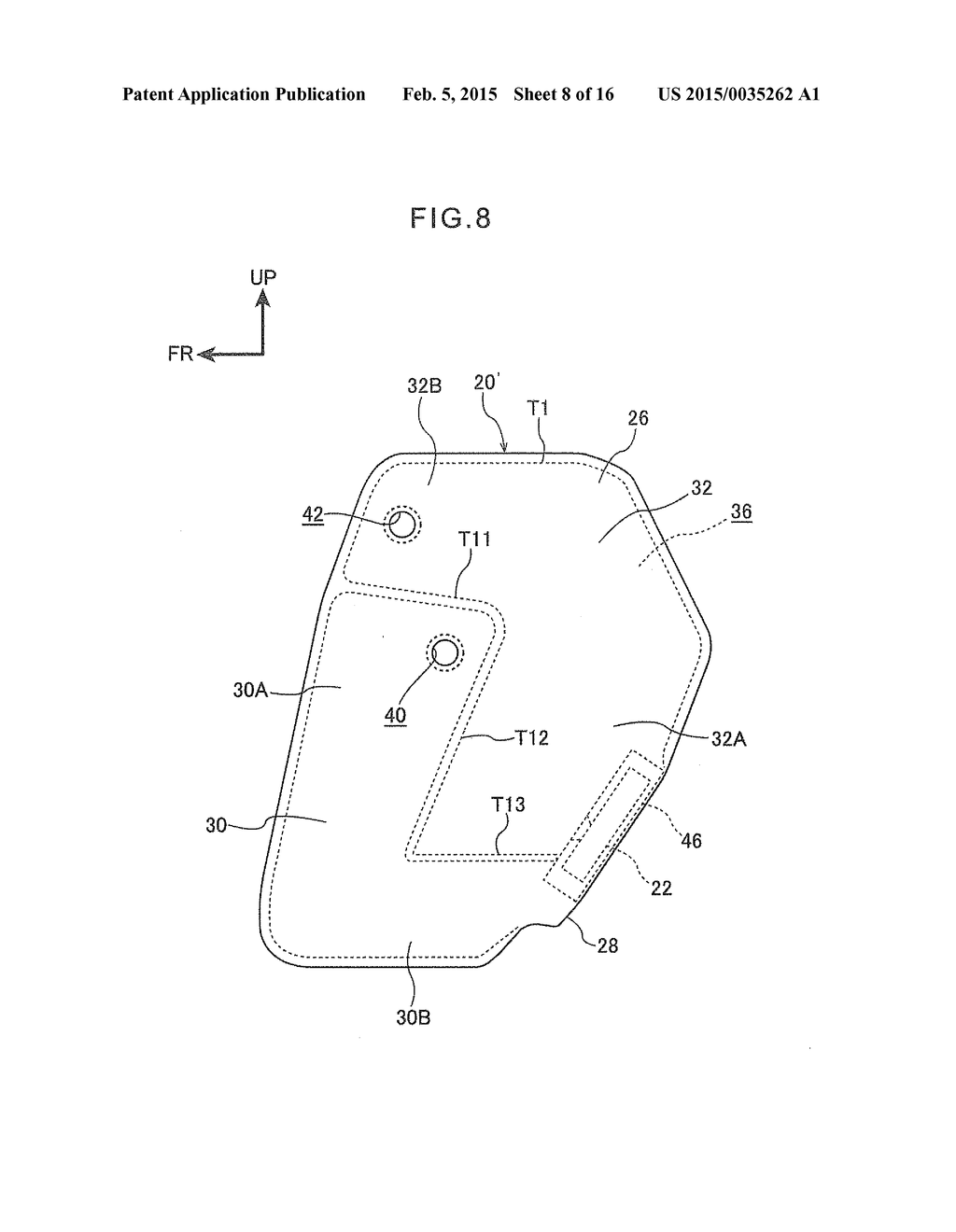 SIDE AIRBAG DEVICE FOR VEHICLE - diagram, schematic, and image 09