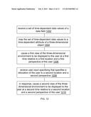 Systems and Methods for Using a Three-Dimensional, First Person Display to     Convey Data to a User diagram and image