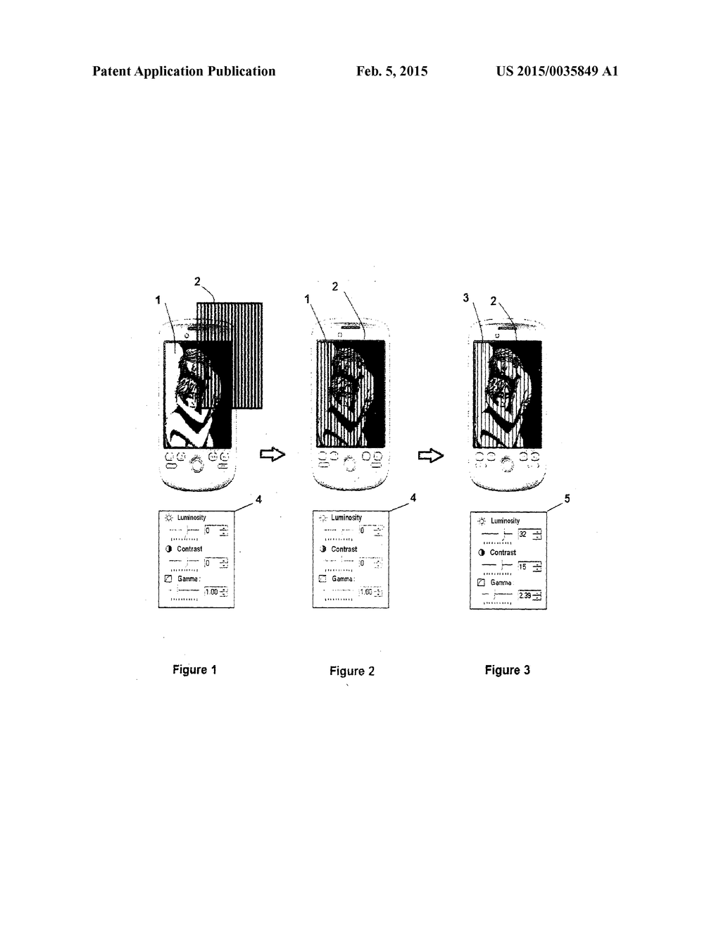 METHOD FOR IMPROVING THE VISUAL QUALITY OF AN IMAGE COVERED BY A     SEMI-TRANSPARENT FUNCTIONAL SURFACE - diagram, schematic, and image 02
