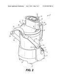 Food Processor with Locking Bail Handle diagram and image