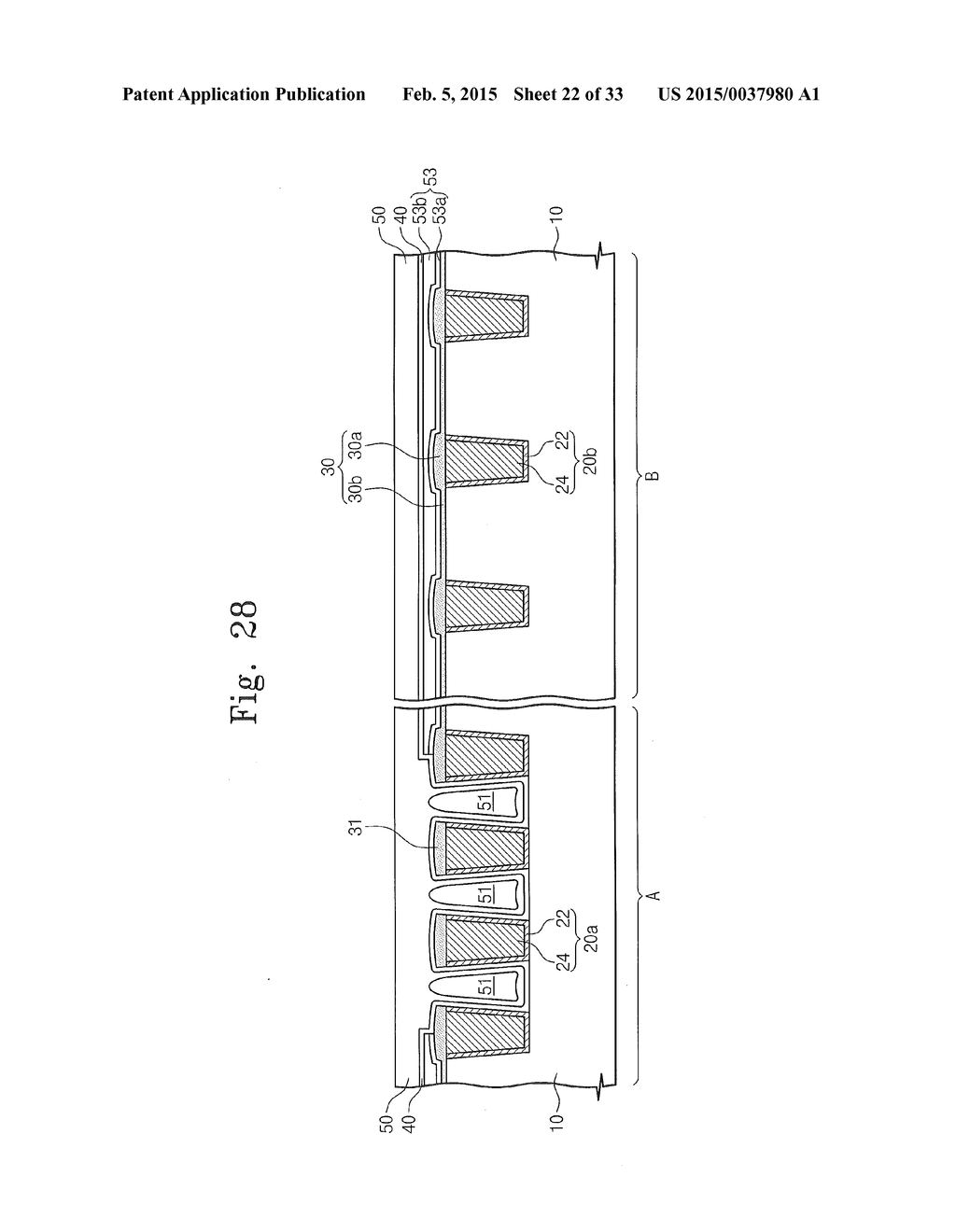 SEMICONDUCTOR DEVICES INCLUDING A CAPPING LAYER AND METHODS OF FORMING     SEMICONDUCTOR DEVICES INCLUDING A CAPPING LAYER - diagram, schematic, and image 23