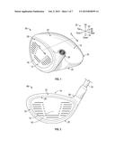 LOST-CORE MOLDED POLYMERIC GOLF CLUB HEAD diagram and image