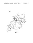 LOST-CORE MOLDED POLYMERIC GOLF CLUB HEAD diagram and image