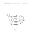 GOLF CLUB HEAD HAVING A COMPOSITE CROWN diagram and image