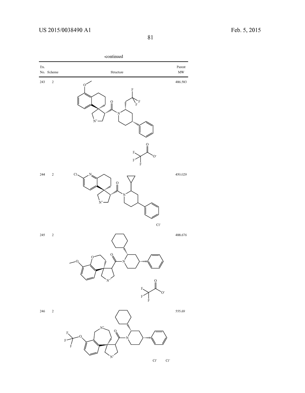 SPIROPYRROLIDINE BETA-SECRETASE INHIBITORS FOR THE TREATMENT OF     ALZHEIMER'S DISEASE - diagram, schematic, and image 82