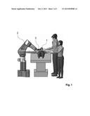 ROBOT FOR HOLDING AND FOR HANDLING MEDICAL INSTRUMENTS AND EQUIPMENT diagram and image