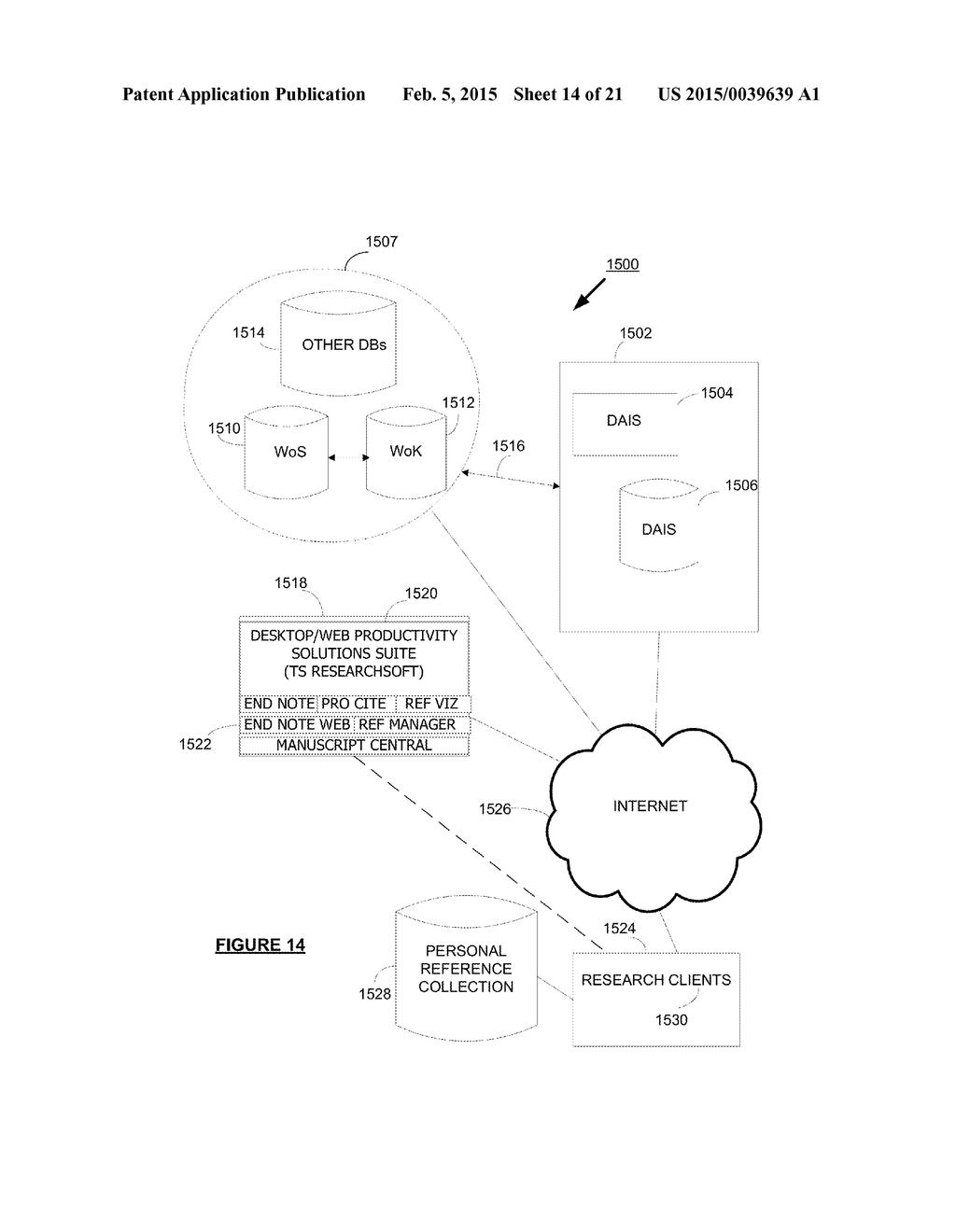 SYSTEM AND METHOD FOR CITATION PROCESSING, PRESENTATION AND TRANSPORT AND     FOR VALIDATING REFERENCES - diagram, schematic, and image 15