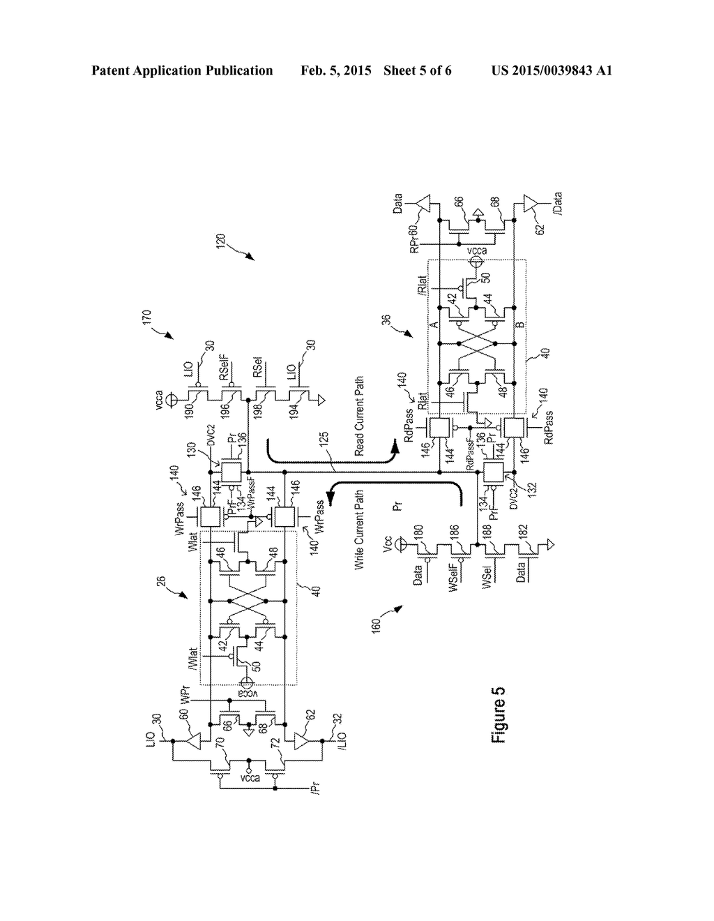 CIRCUITS AND METHODS FOR PROVIDING DATA TO AND FROM ARRAYS OF MEMORY CELLS - diagram, schematic, and image 06