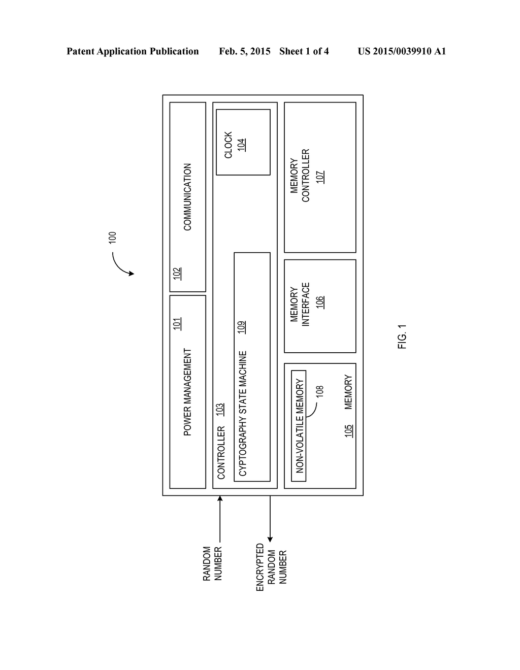 SIDE CHANNEL POWER ATTACK DEFENSE WITH PSEUDO RANDOM CLOCK OPERATION - diagram, schematic, and image 02