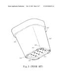 PLANT POT WITH ELEVATED VENTILATION HOLE diagram and image