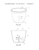 PLANT POT WITH ELEVATED VENTILATION HOLE diagram and image