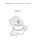 MOUNTING MEMBER FOR VIBRATION DAMPING DEVICE AND VIBRATION DAMPING DEVICE     USING THE SAME diagram and image