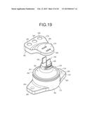 MOUNTING MEMBER FOR VIBRATION DAMPING DEVICE AND VIBRATION DAMPING DEVICE     USING THE SAME diagram and image