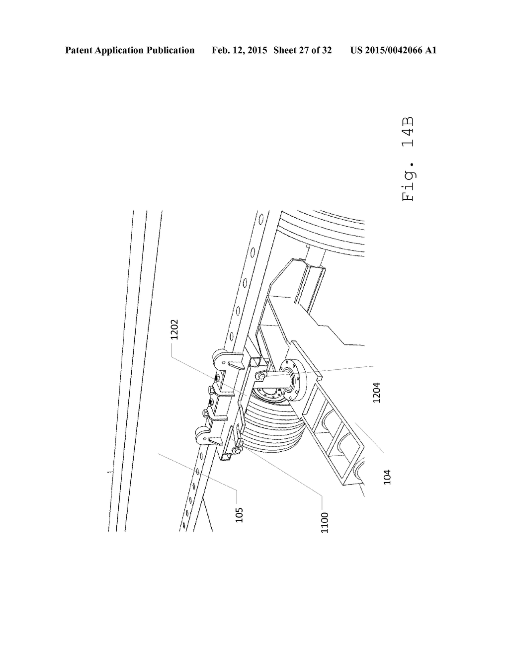 System and Method for Slideably Positioning Swing Arm Sets of a Trailer - diagram, schematic, and image 28