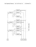 Addressable test circuit and test method for key parameters of transistors diagram and image