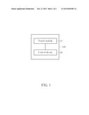 SYSTEM AND ELECTRONIC DEVICE OF TRANSIENTLY SWITCHING OPERATIONAL STATUS     OF TOUCH PANEL diagram and image