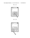 CHARACTER INPUT METHOD AND APPARATUS IN PORTABLE TERMINAL HAVING TOUCH     SCREEN diagram and image