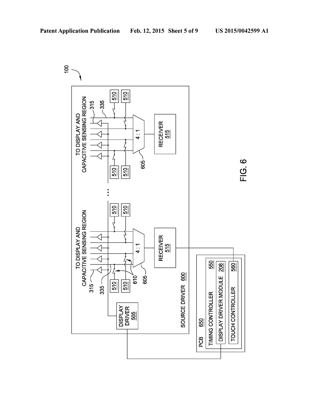 CAPACITIVE SENSING USING A MATRIX ELECTRODE PATTERN - diagram, schematic, and image 06