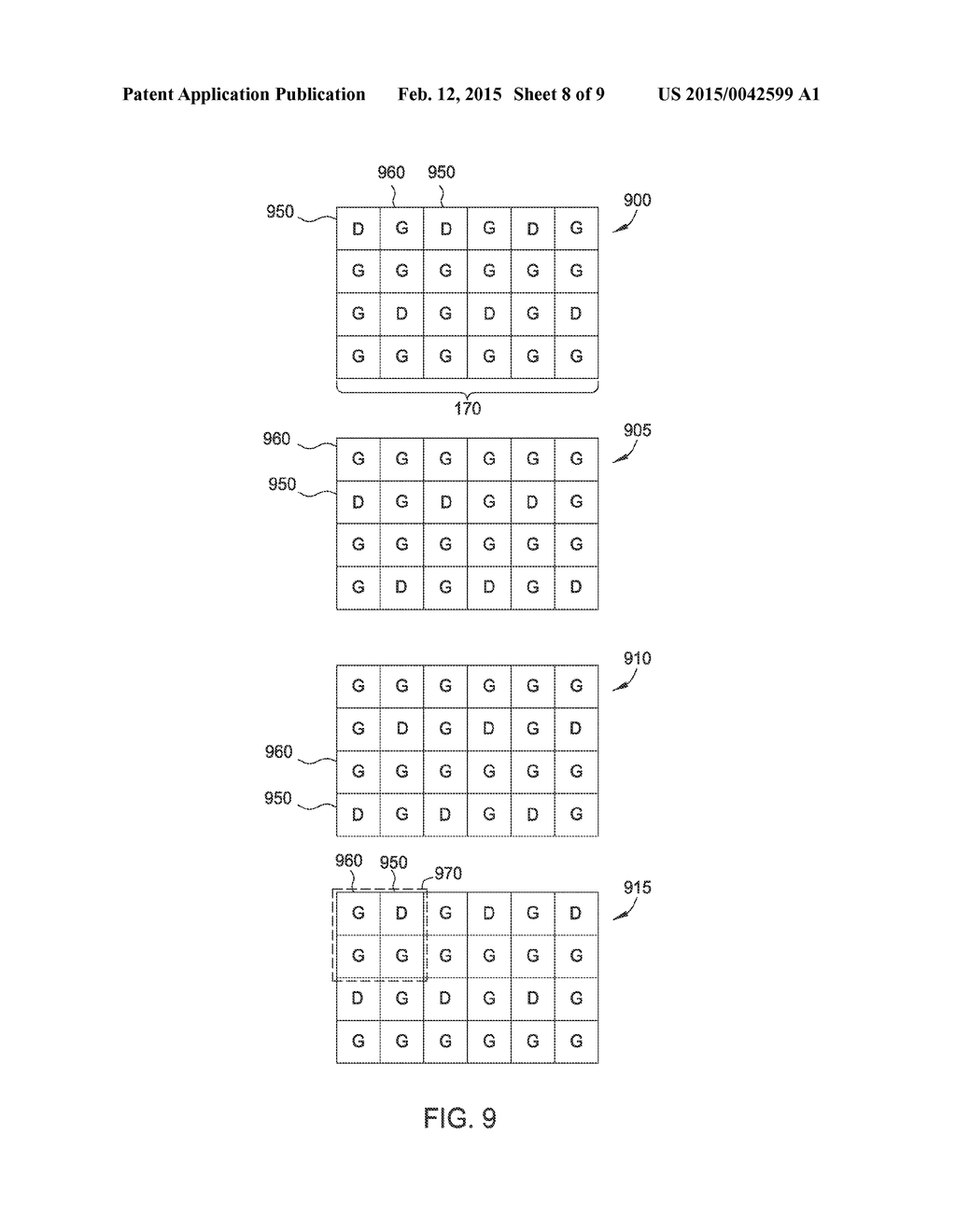 CAPACITIVE SENSING USING A MATRIX ELECTRODE PATTERN - diagram, schematic, and image 09