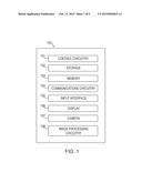 SYSTEMS AND METHODS FOR RECEIVING INFRARED DATA WITH A CAMERA DESIGNED TO     DETECT IMAGES BASED ON VISIBLE LIGHT diagram and image