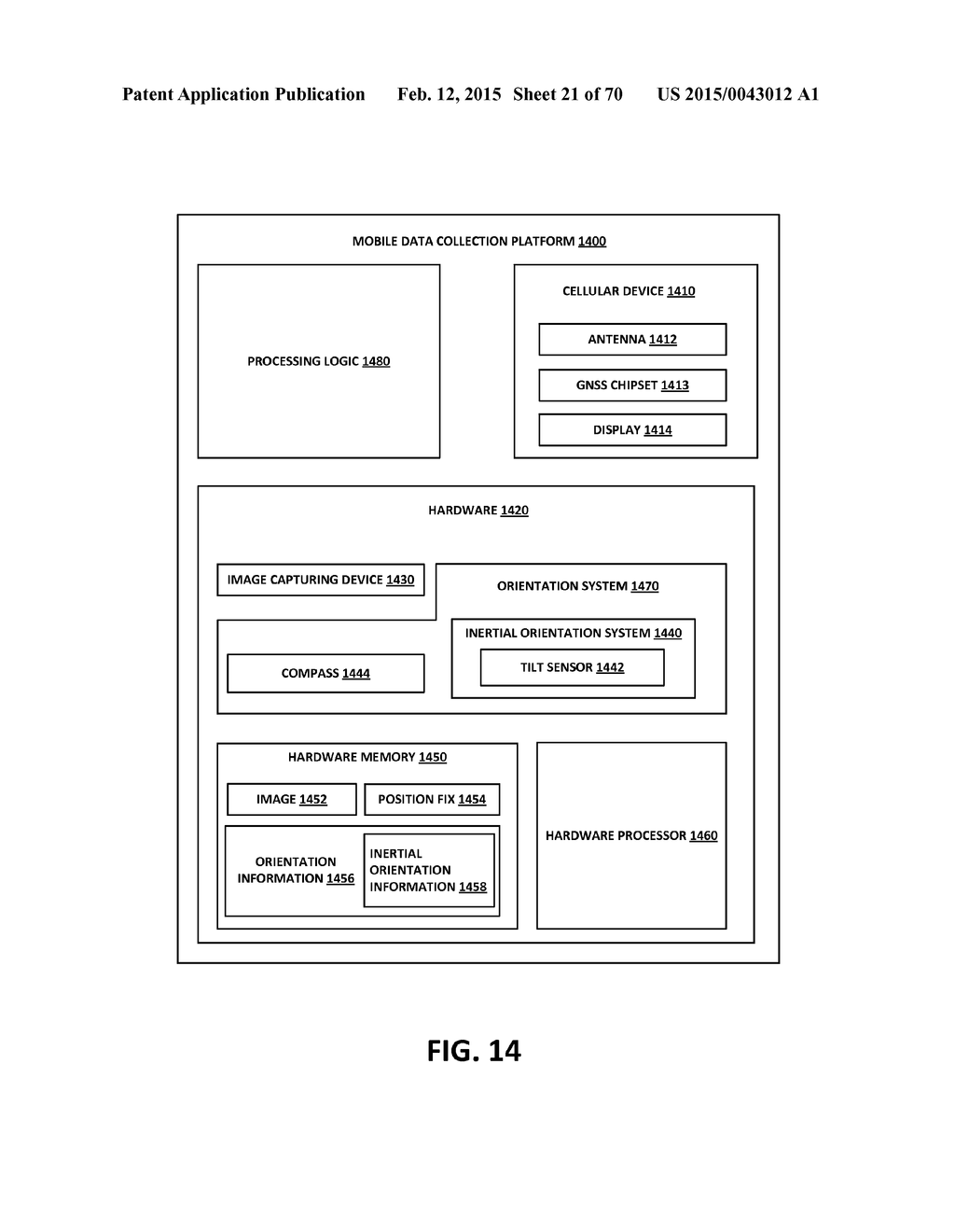 EXTERNAL ELECTRONIC DISTANCE MEASUREMENT ACCESSORY FOR A MOBILE DATA     COLLECTION PLATFORM - diagram, schematic, and image 22