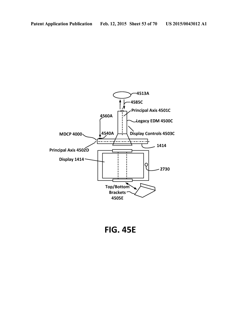 EXTERNAL ELECTRONIC DISTANCE MEASUREMENT ACCESSORY FOR A MOBILE DATA     COLLECTION PLATFORM - diagram, schematic, and image 54