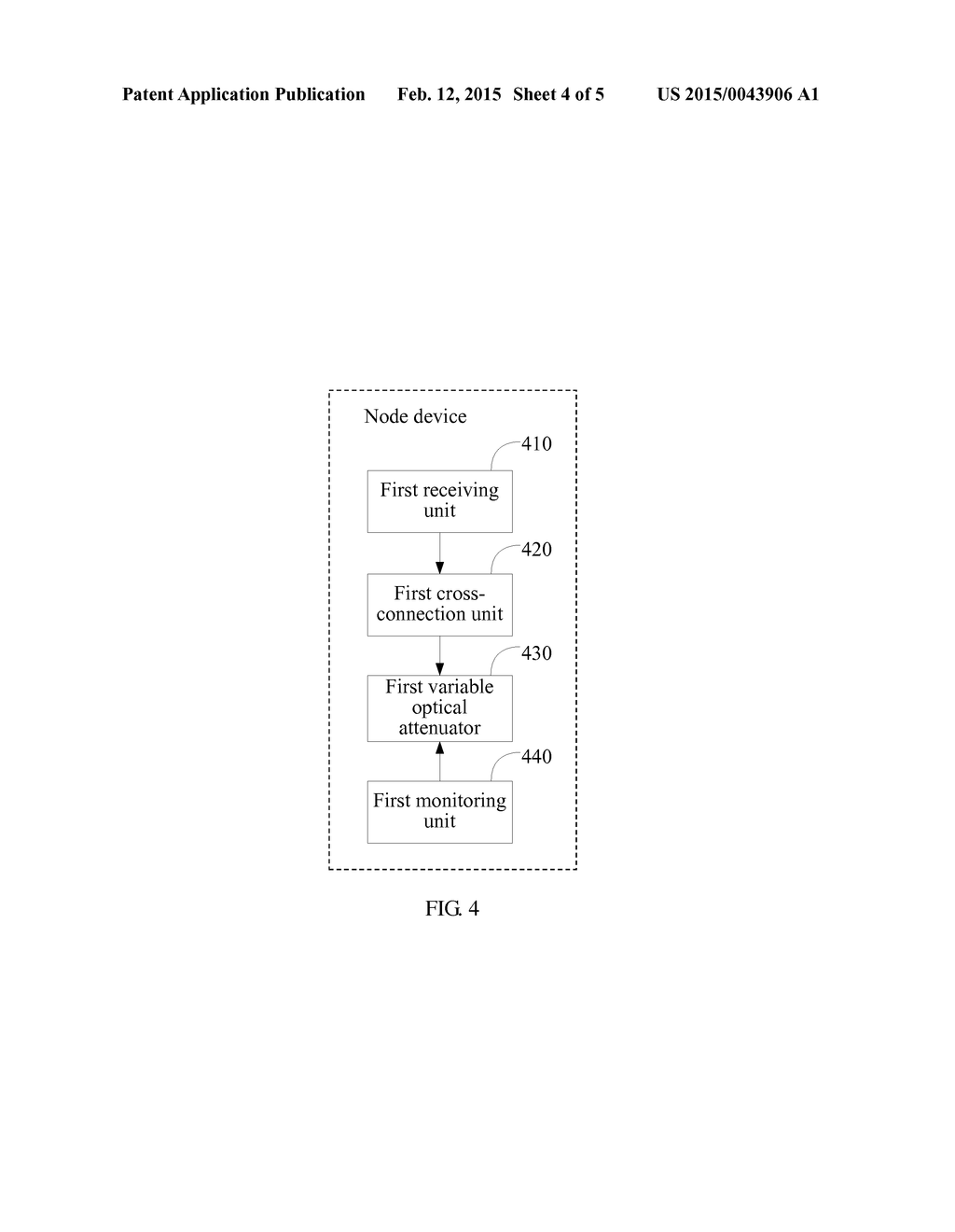 METHOD, SYSTEM, AND NODE DEVICE FOR MONITORING OPTICAL PERFORMANCE OF     WAVELENGTH CHANNEL - diagram, schematic, and image 05