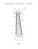 COMPOSITE BLADE WITH AN INTEGRAL BLADE TIP SHROUD AND METHOD OF FORMING     THE SAME diagram and image