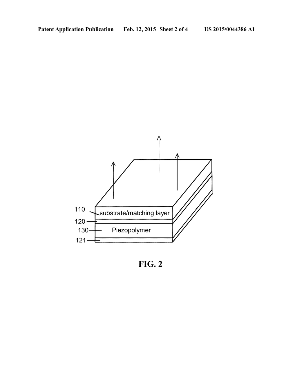 PIEZOPOLYMER TRANSDUCER WITH MATCHING LAYER - diagram, schematic, and image 03