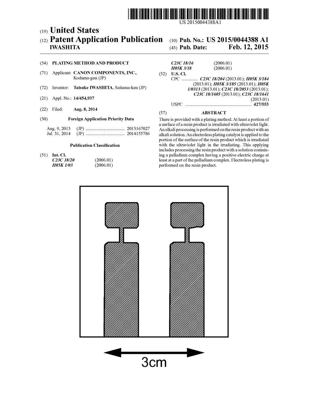 PLATING METHOD AND PRODUCT - diagram, schematic, and image 01