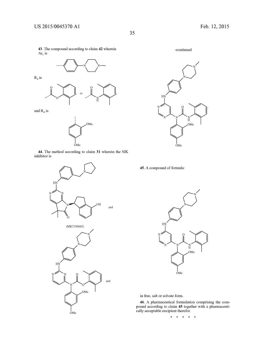 SIK INHIBITOR FOR USE IN A METHOD OF TREATING AN INFLAMMATORY AND/OR     IMMUNE DISORDER - diagram, schematic, and image 51