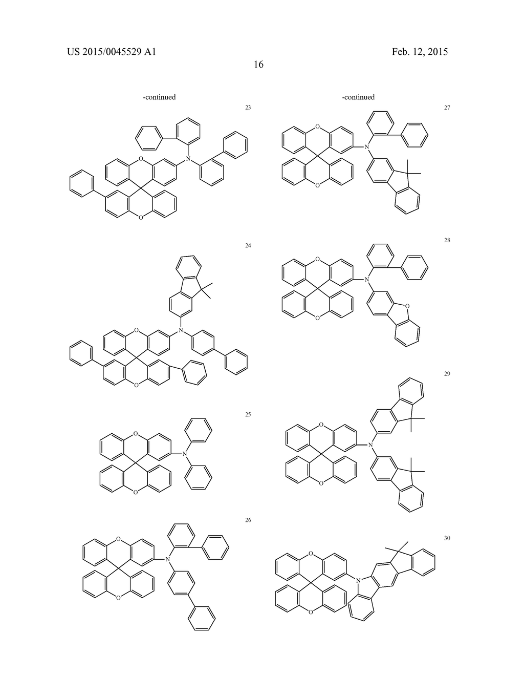 9,9'-SPIROBIXANTHENE DERIVATIVES FOR ELECTROLUMINESCENT DEVICES - diagram, schematic, and image 17