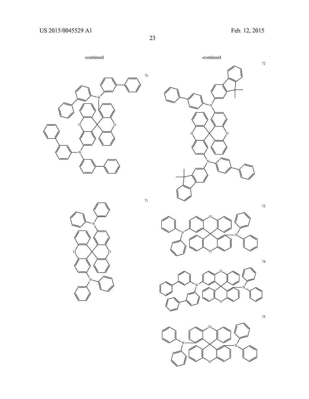 9,9'-SPIROBIXANTHENE DERIVATIVES FOR ELECTROLUMINESCENT DEVICES - diagram, schematic, and image 24