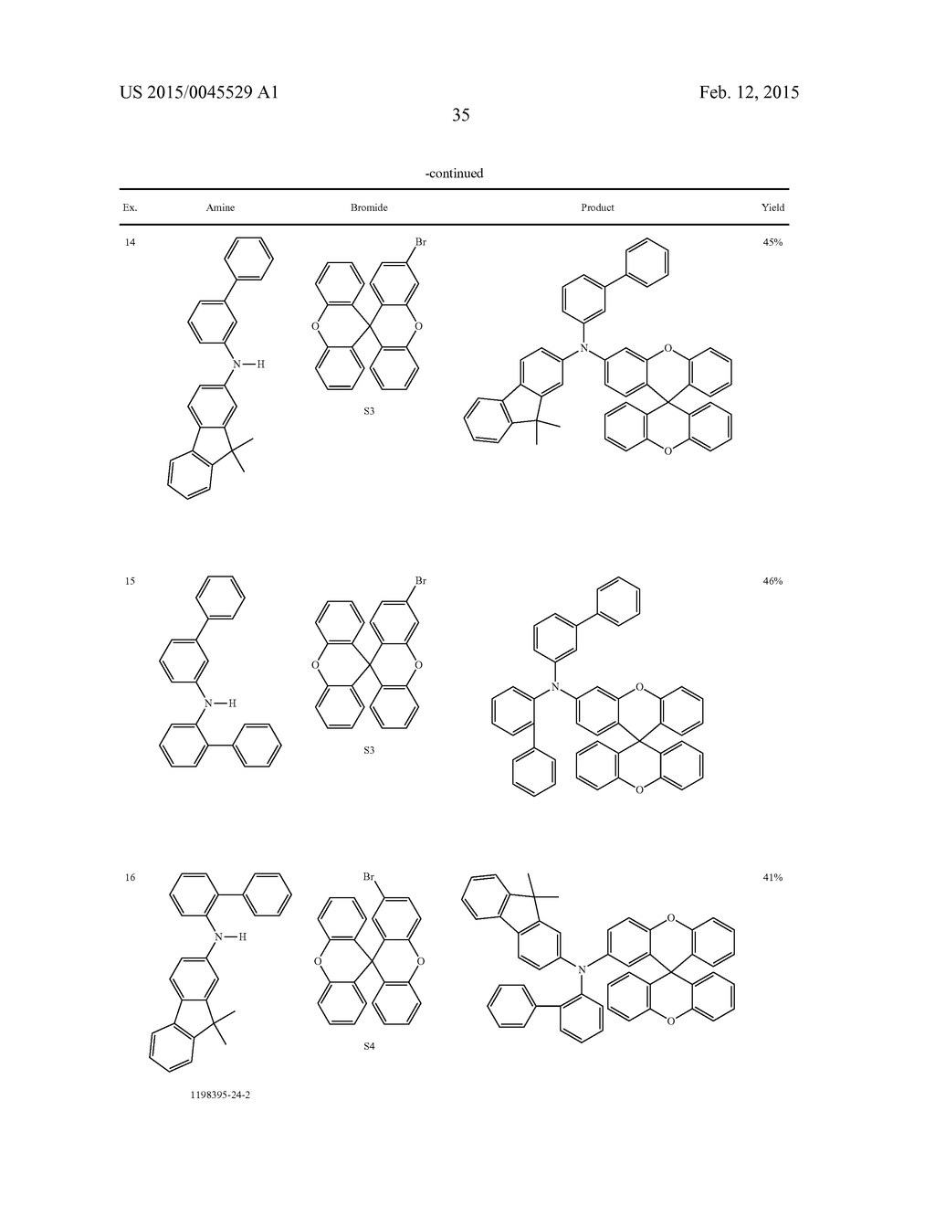 9,9'-SPIROBIXANTHENE DERIVATIVES FOR ELECTROLUMINESCENT DEVICES - diagram, schematic, and image 36