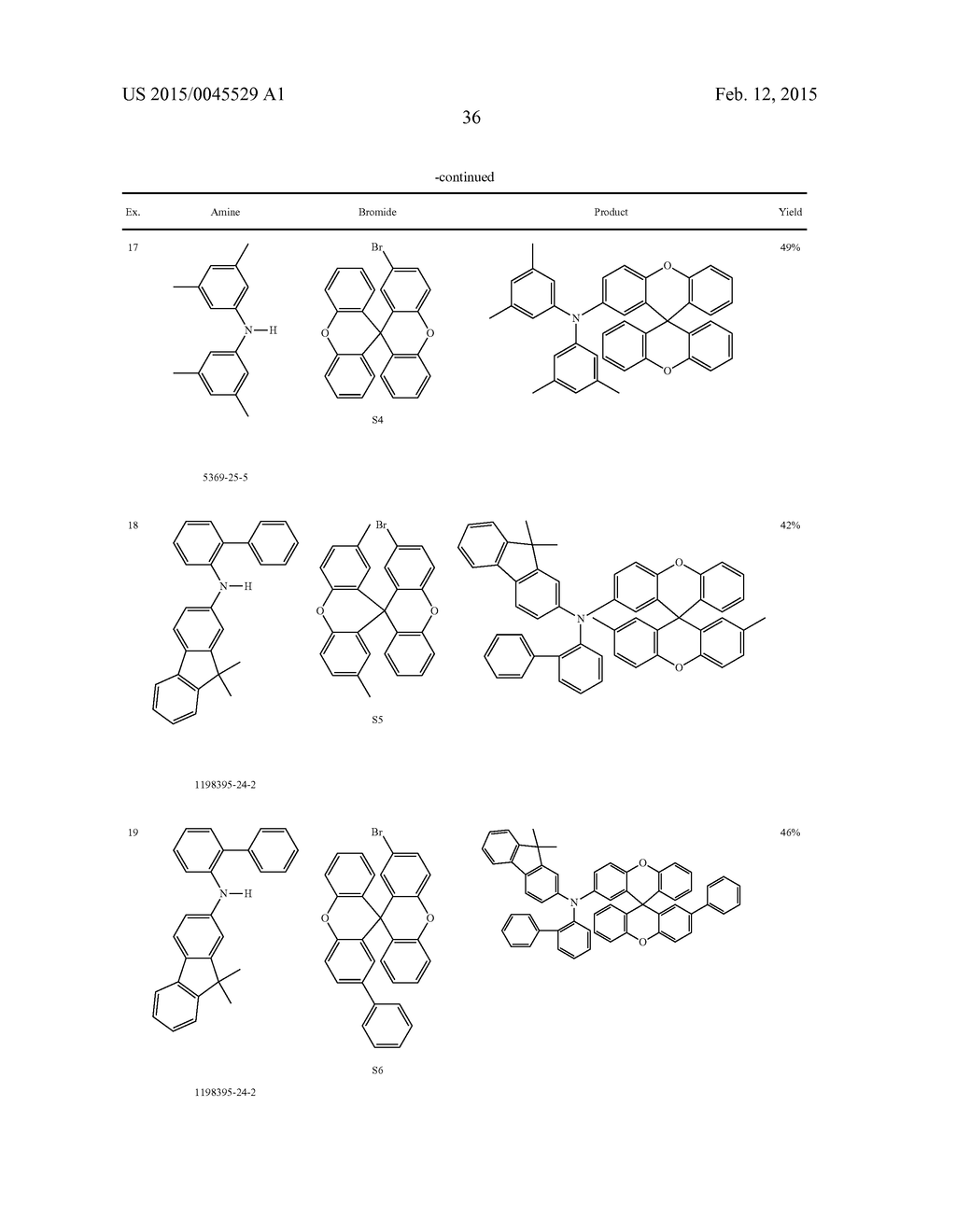 9,9'-SPIROBIXANTHENE DERIVATIVES FOR ELECTROLUMINESCENT DEVICES - diagram, schematic, and image 37