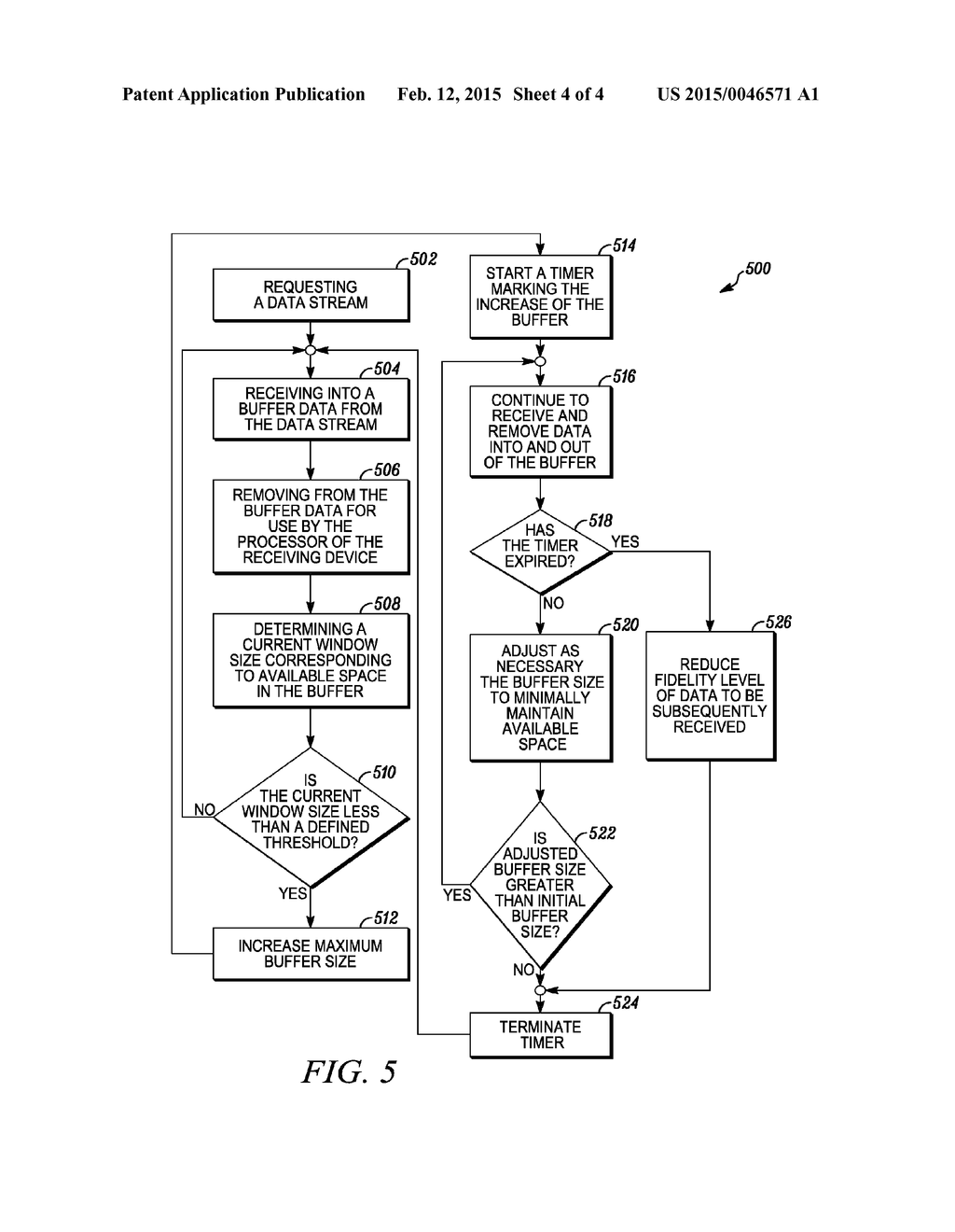 MANAGING ADAPTIVE STREAMING OF DATA VIA A COMMUNICATION CONNECTION - diagram, schematic, and image 05