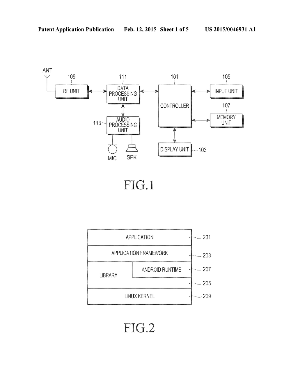 APPARATUS AND METHOD FOR CONTROLLING A SYSTEM CALL IN A PORTABLE TERMINAL - diagram, schematic, and image 02