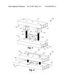 IN-LINE FRAME CONNECTOR ASSEMBLY AND SYSTEM FOR LARGE PORTABLE FRAMEWORKS diagram and image