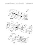 IN-LINE FRAME CONNECTOR ASSEMBLY AND SYSTEM FOR LARGE PORTABLE FRAMEWORKS diagram and image